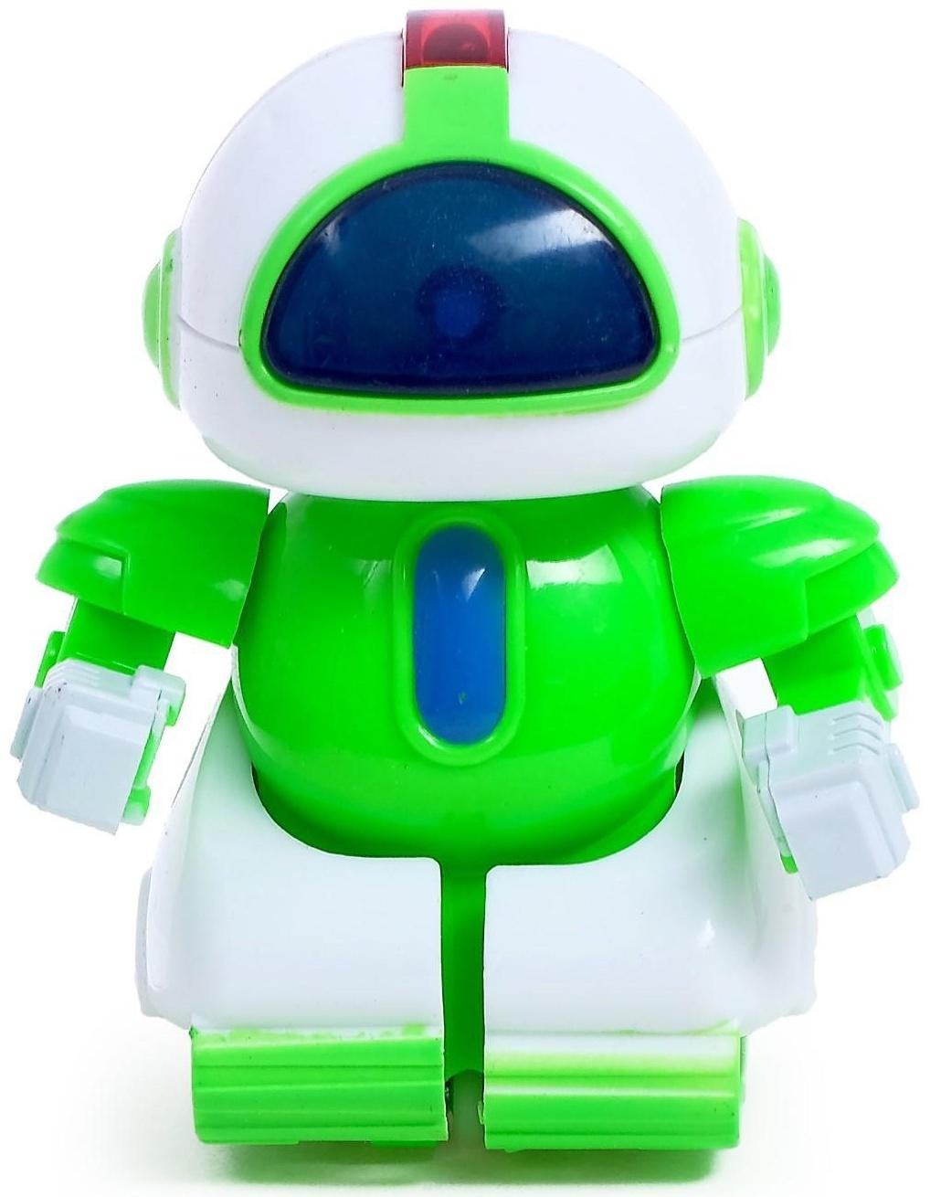 Робот радиоуправляемый «Минибот», световые эффекты, цвет зелёный