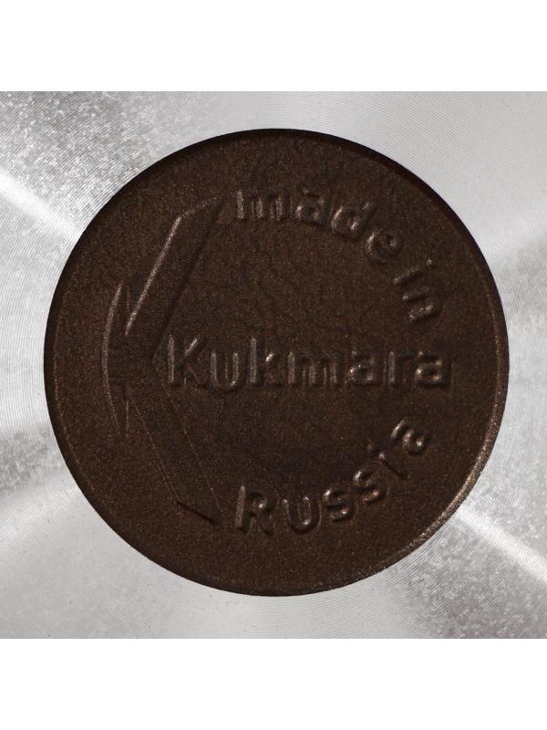 Сковорода, d=24 см, съёмная ручка, антипригарное покрытие, цвет кофейный мрамор