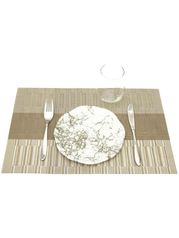 Салфетка сервировочная на стол «Восток», 45×30 см, цвет светло-коричневый