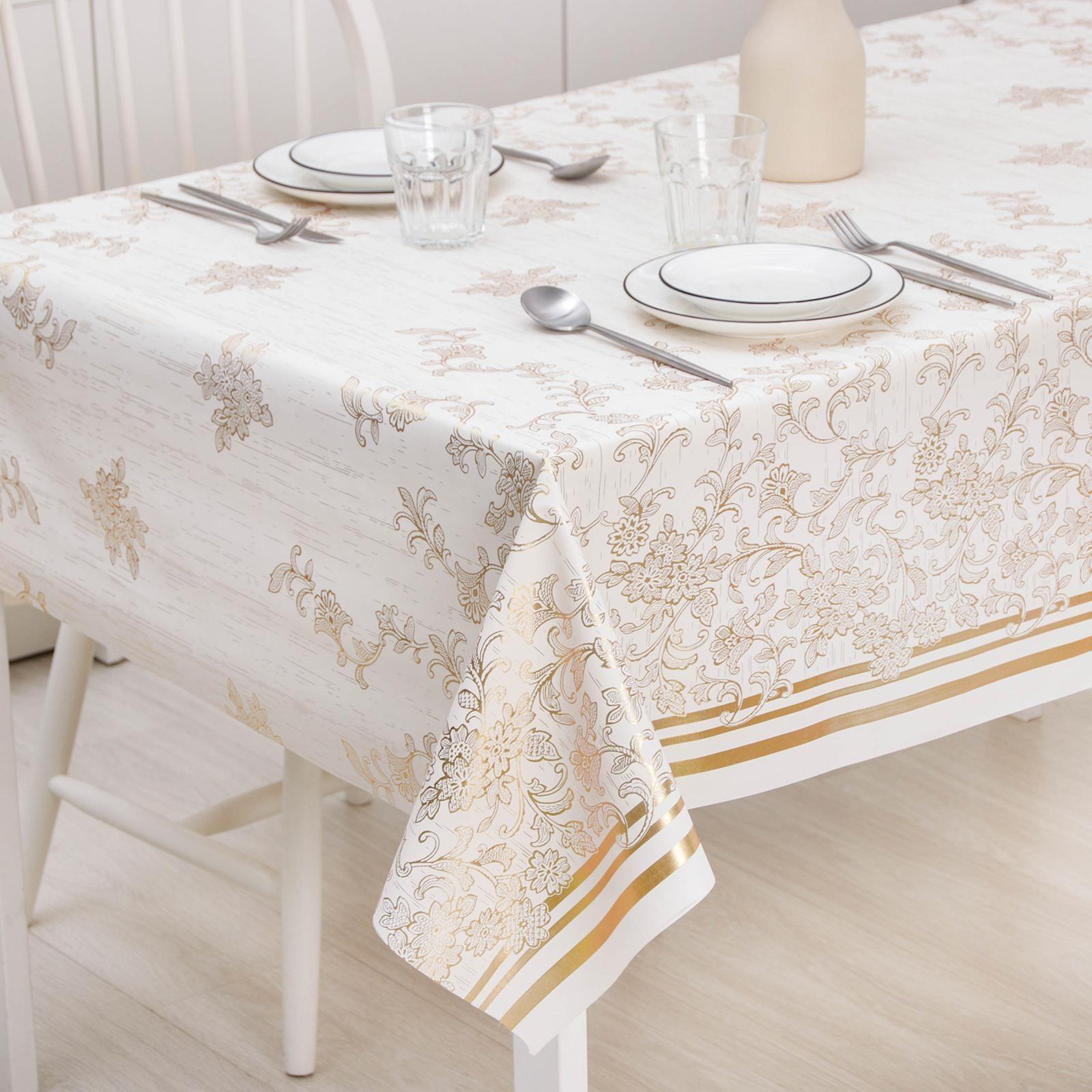 Клеёнка столовая на тканевой основе, рулон 20 метров, ширина 137 см