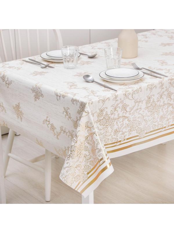 Клеёнка столовая на тканевой основе, рулон 20 метров, ширина 137 см