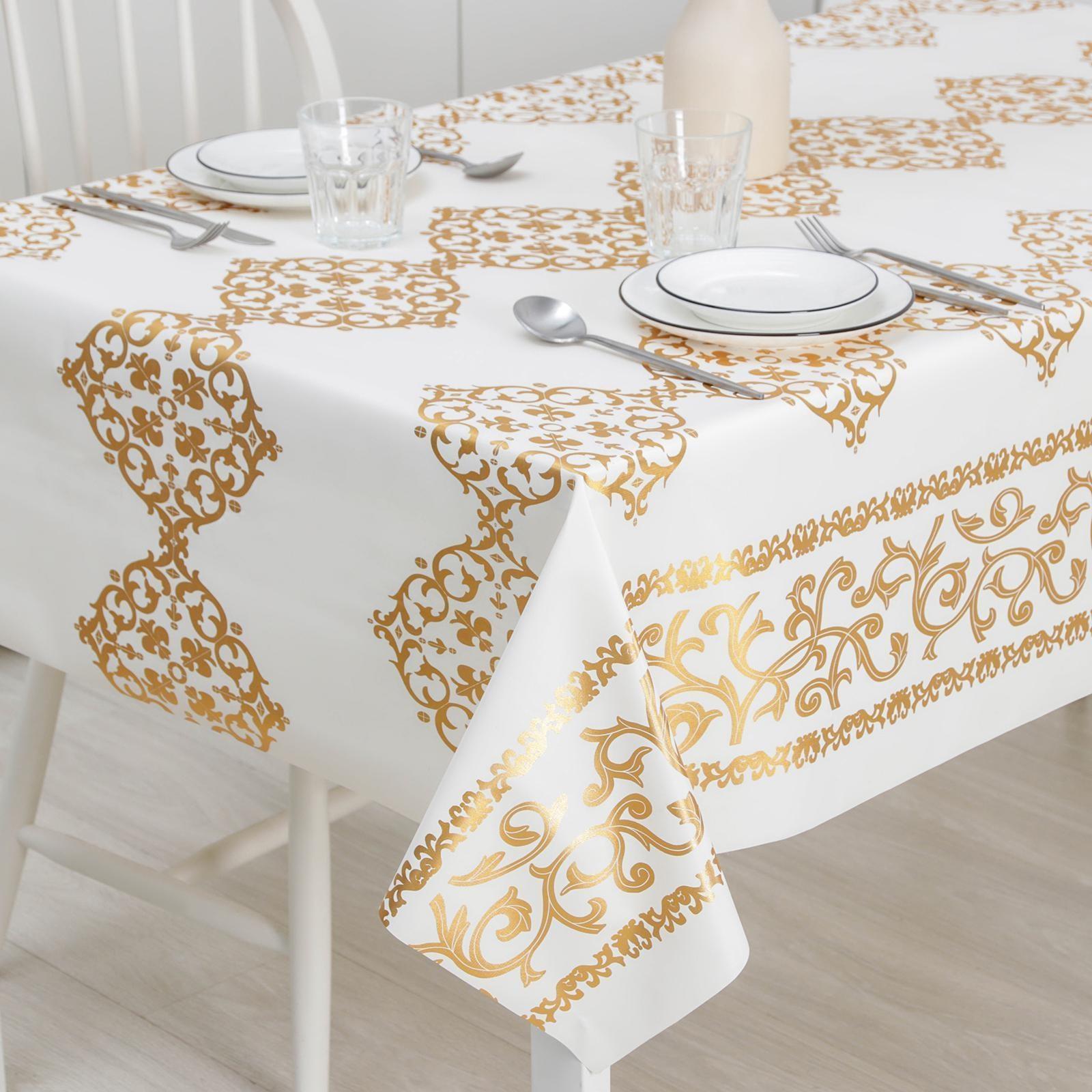 Клеёнка столовая на тканевой основе, ширина 137 см, рулон 20 метров