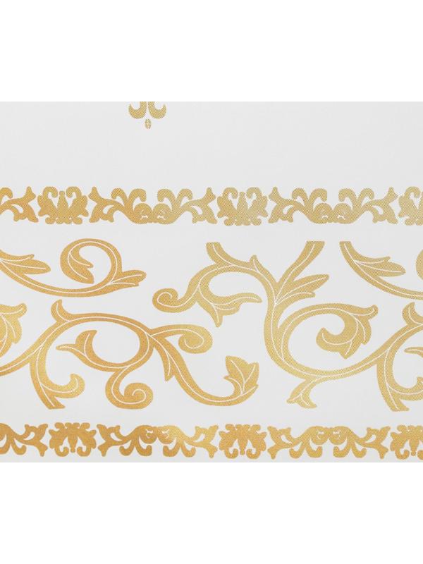 Клеёнка столовая на тканевой основе, ширина 137 см, рулон 20 метров