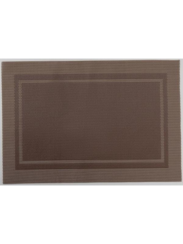 Салфетка сервировочная на стол «Окно», 45×30 см, цвет светло-коричневый