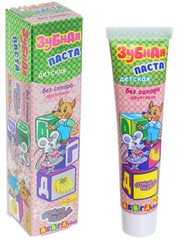 Зубная паста детская «Абвгдейка. Страна сказок», без сахара, от 0 лет