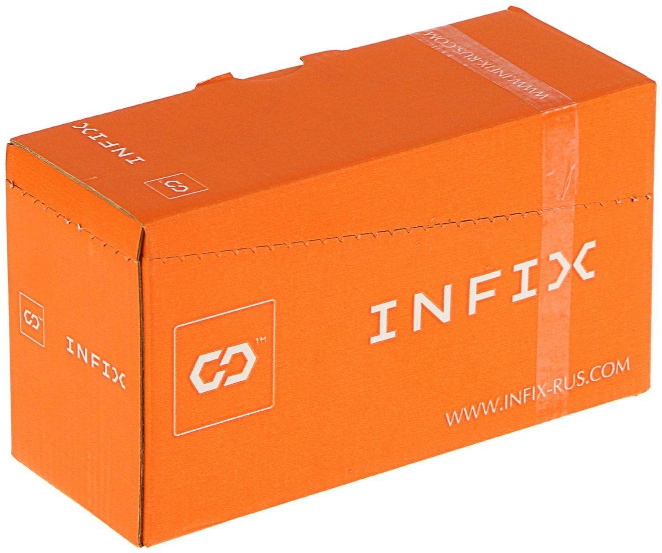 Саморез отделочный INFIX, 4х80 мм, потай, Torx15, жёлтый цинк