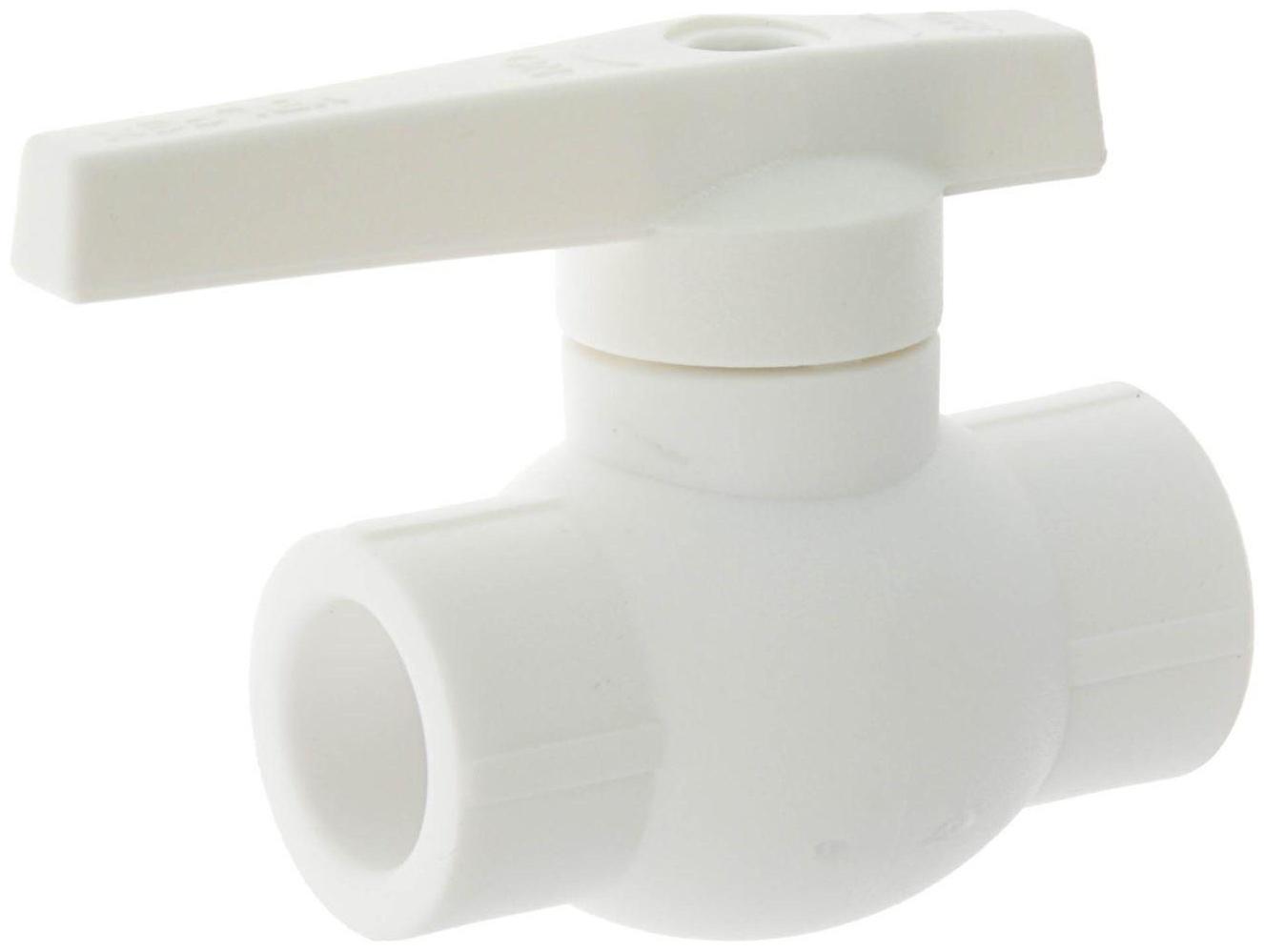 Кран шаровой VALFEX, полипропиленовый, с латунным шаром, d=20 мм