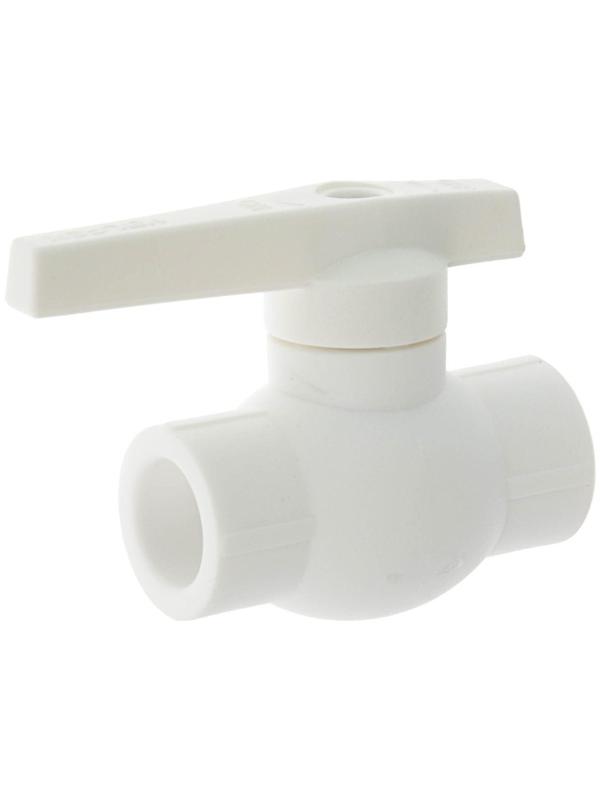 Кран шаровой VALFEX, полипропиленовый, с латунным шаром, d=20 мм