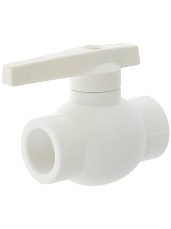 Кран шаровой VALFEX, полипропиленовый, с латунным шаром, d=25 мм