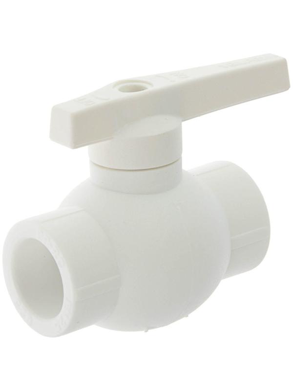 Кран шаровой VALFEX, полипропиленовый, с латунным шаром, d=25 мм