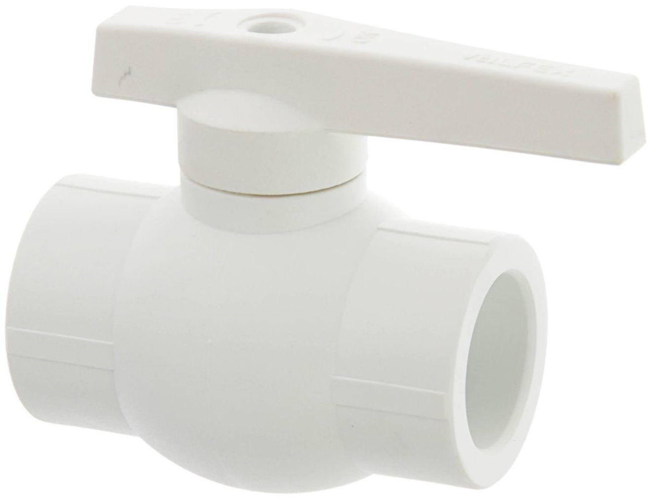 Кран шаровой VALFEX, полипропиленовый, с латунным шаром, 32 мм