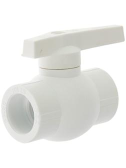 Кран шаровой VALFEX, полипропиленовый, с латунным шаром, 32 мм