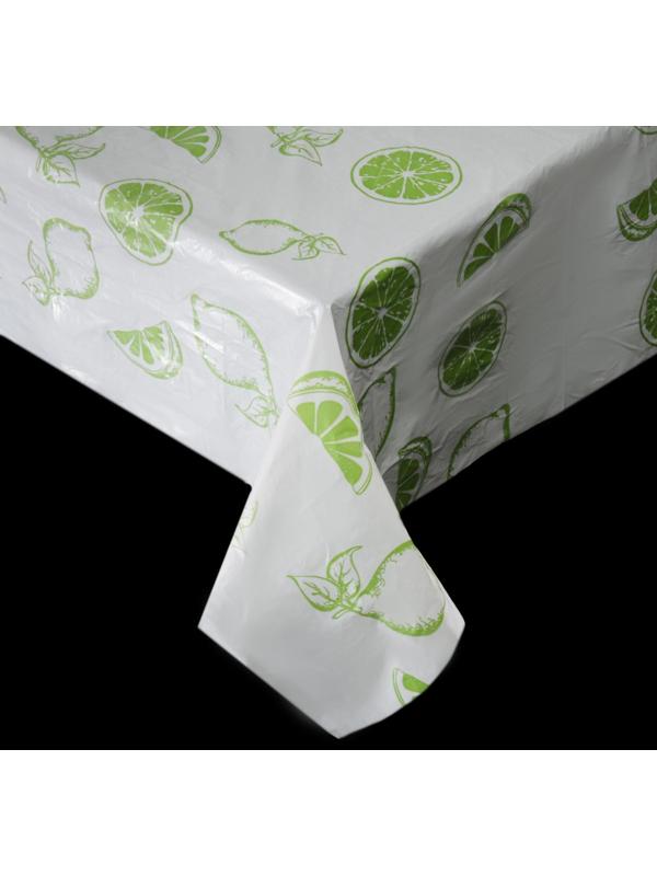 Скатерть без основы одноразовая «Лимоны», 110×150 см