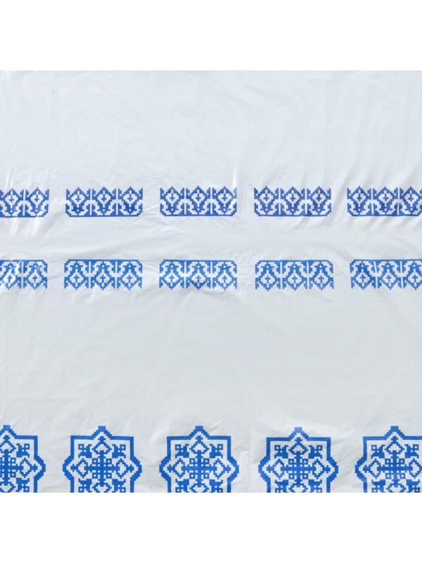 Скатерть без основы одноразовая «Русские узоры», 110×220 см