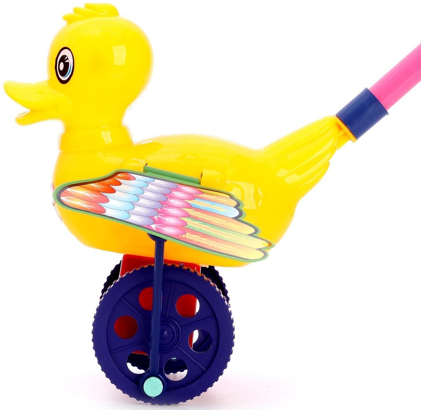 Каталка на палке «Уточка», МИКС