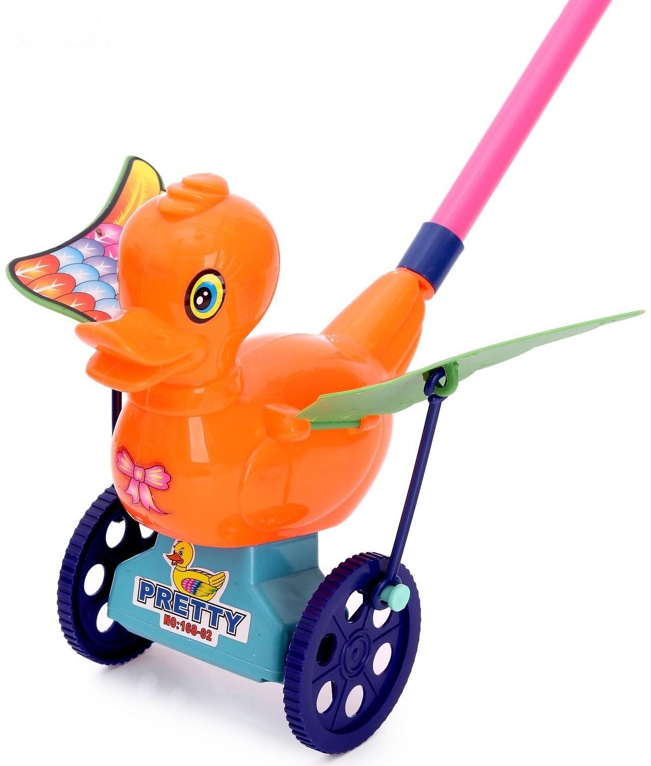 Каталка на палке «Уточка», МИКС