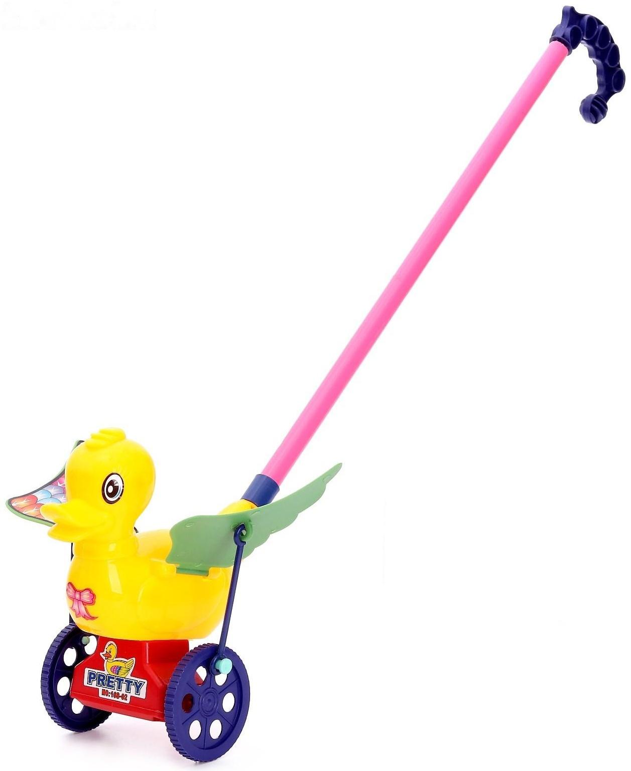 Каталка на палке «Уточка», МИКС