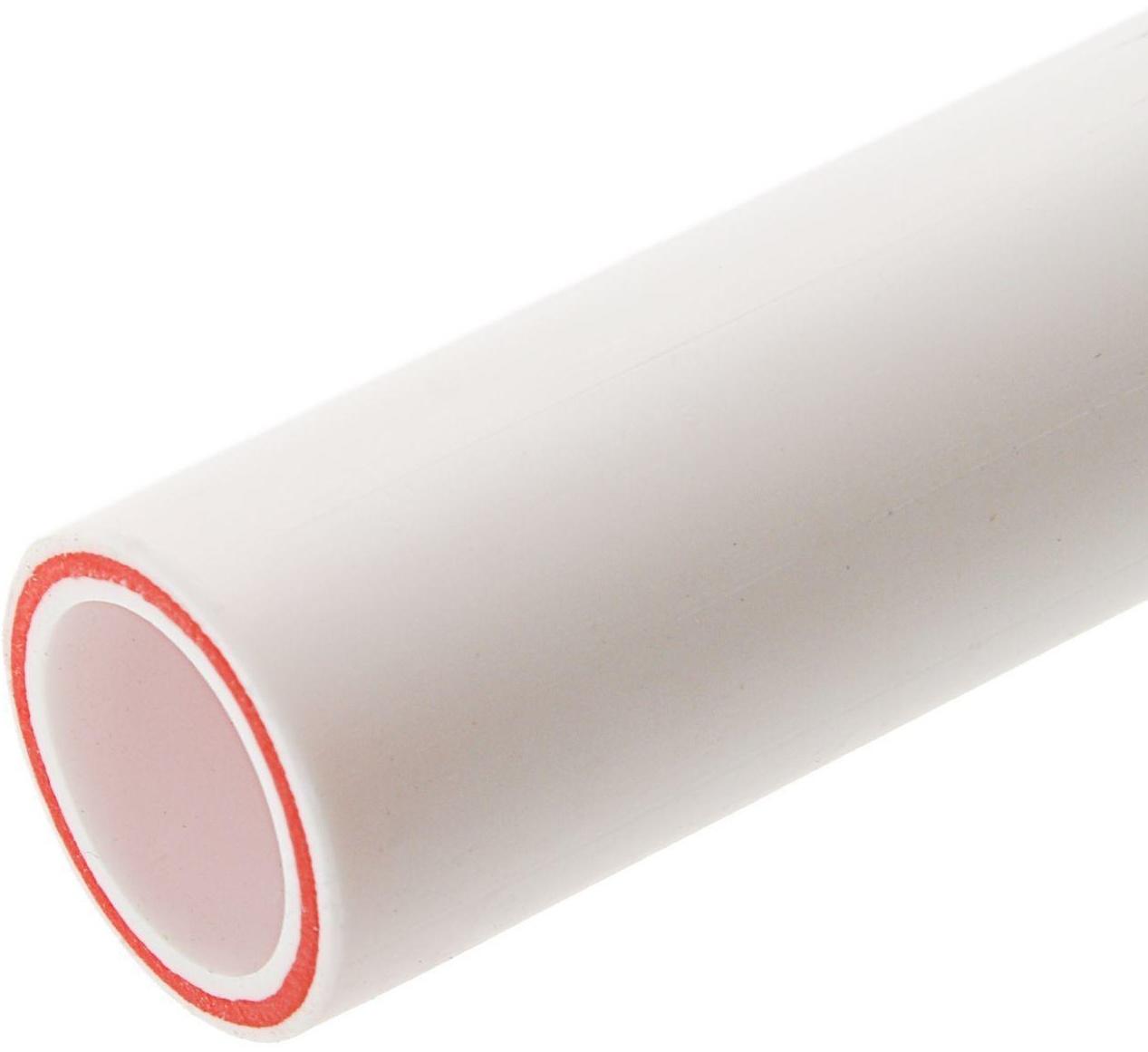 Труба полипропиленовая VALFEX, армированная стекловолокном, d=20x2.8 мм, SDR 7.4, PN20, 4 м