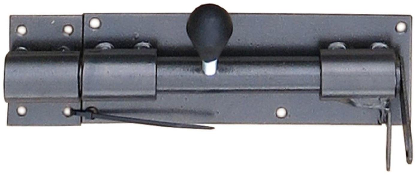 Засов гаражный 20х210, под замок, 21х8х7 см