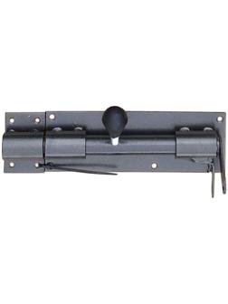 Засов гаражный 20х210, под замок, 21х8х7 см