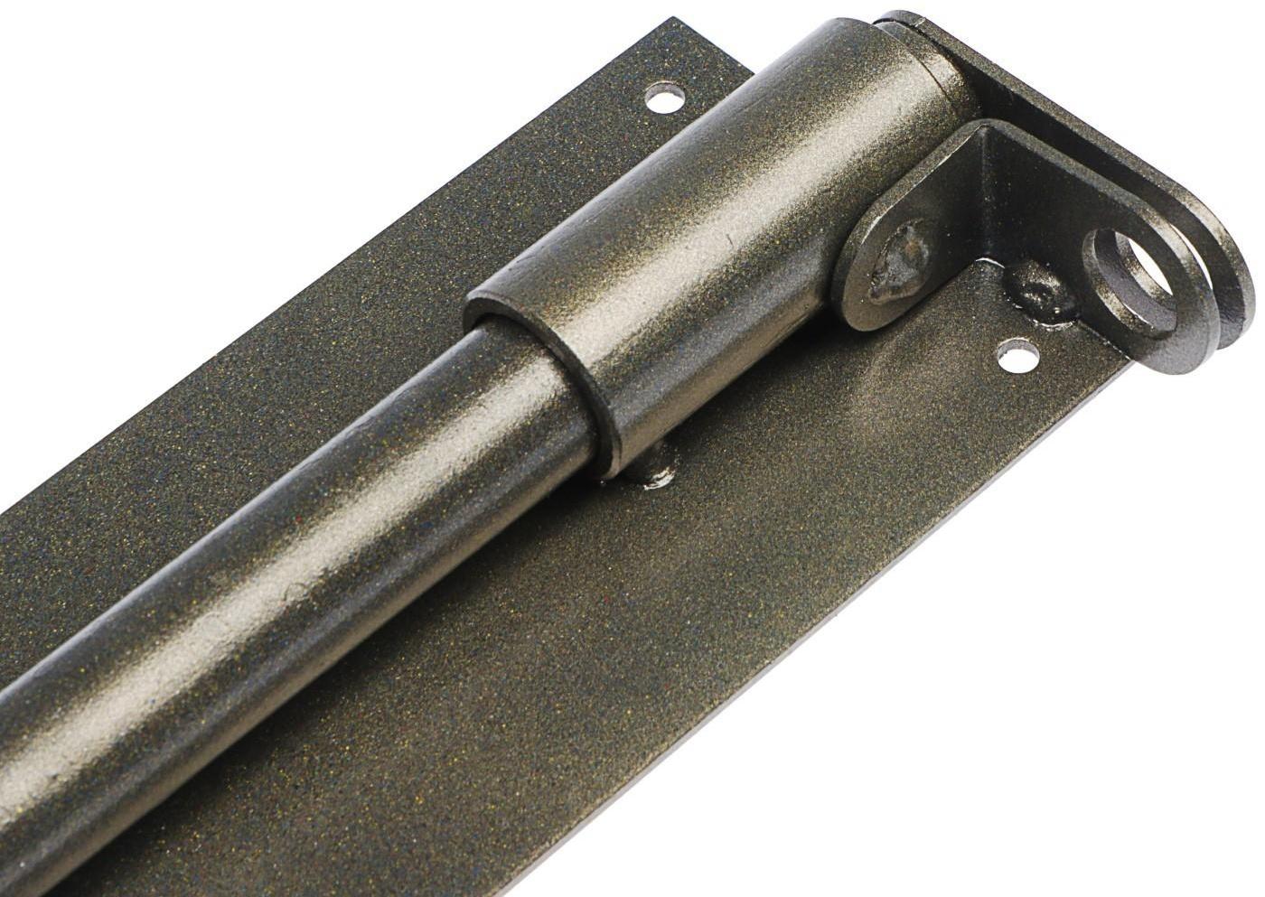 Засов гаражный 20х400, под замок, цвет микс