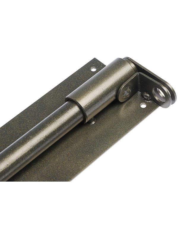 Засов гаражный 20х400, под замок, цвет микс