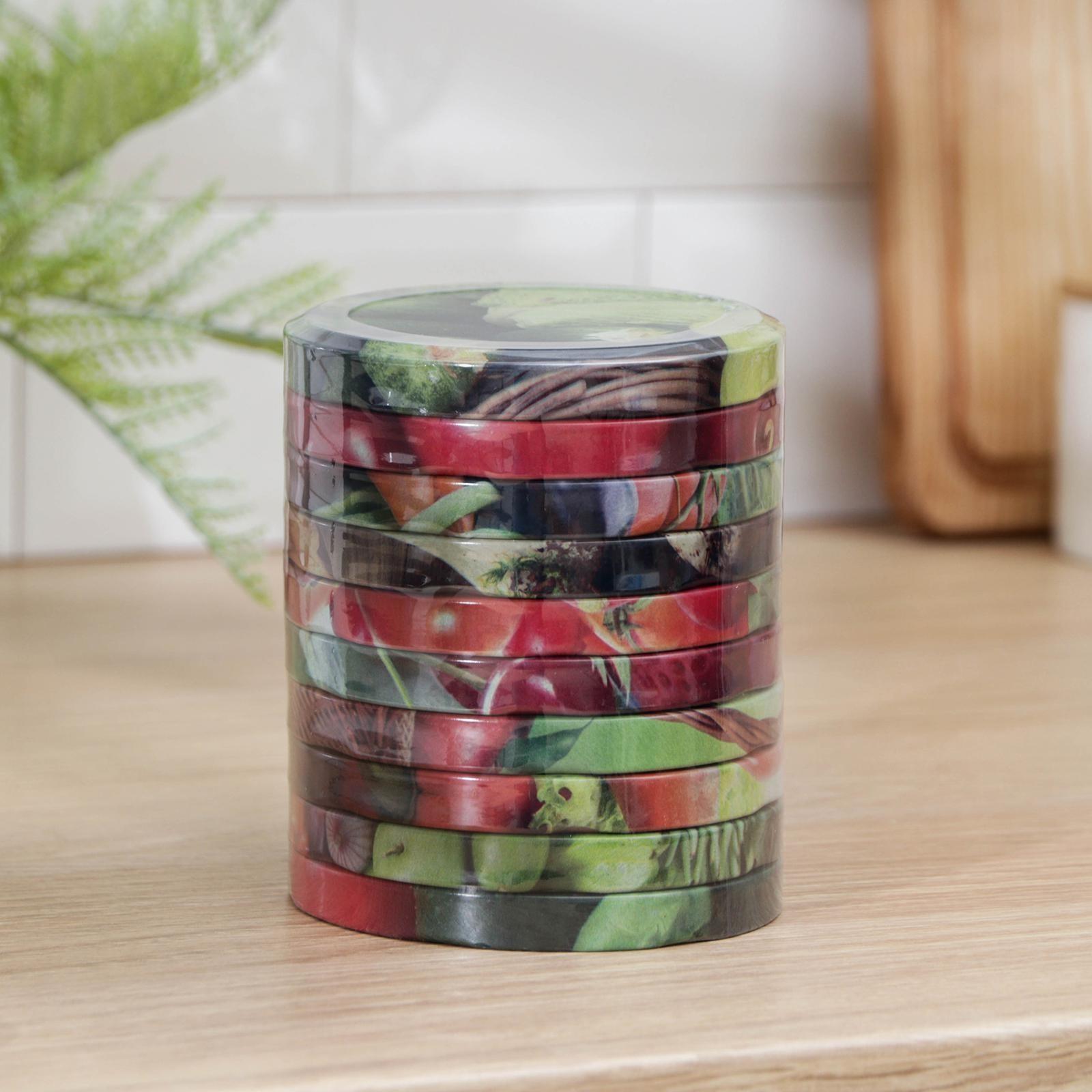 Крышка для консервирования, винтовая, ТО-100 мм, упаковка 10 шт, цвет МИКС