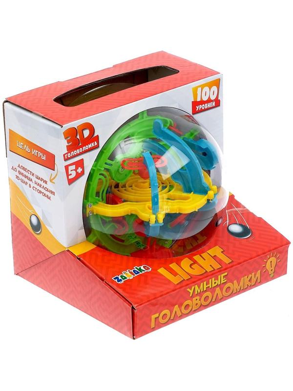 Шар-головоломка «Лабиринтус», 100 уровней