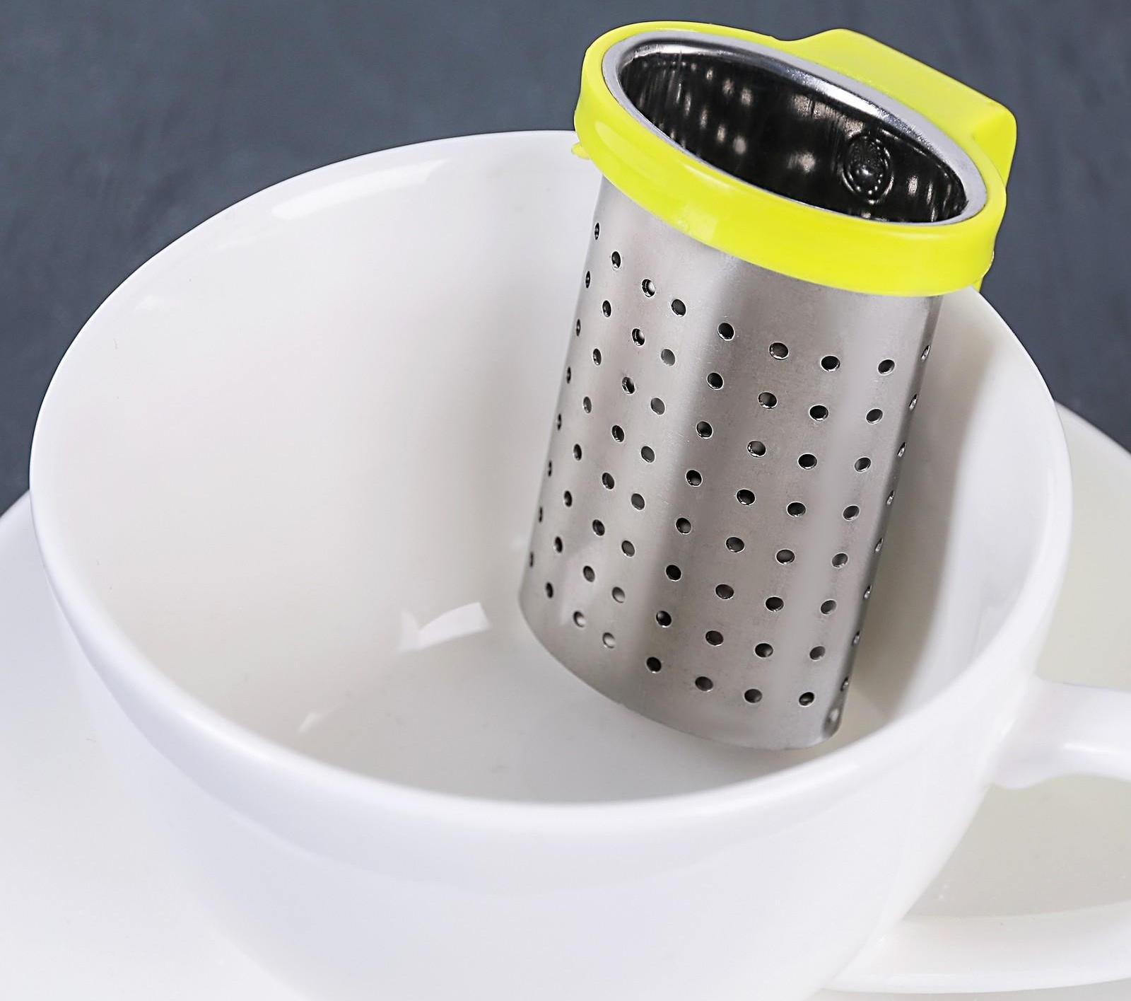 Ситечко для чая «Корзина», 6 см, цвет МИКС