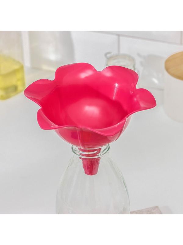 Набор воронок на подставке «Цветы», 3 шт