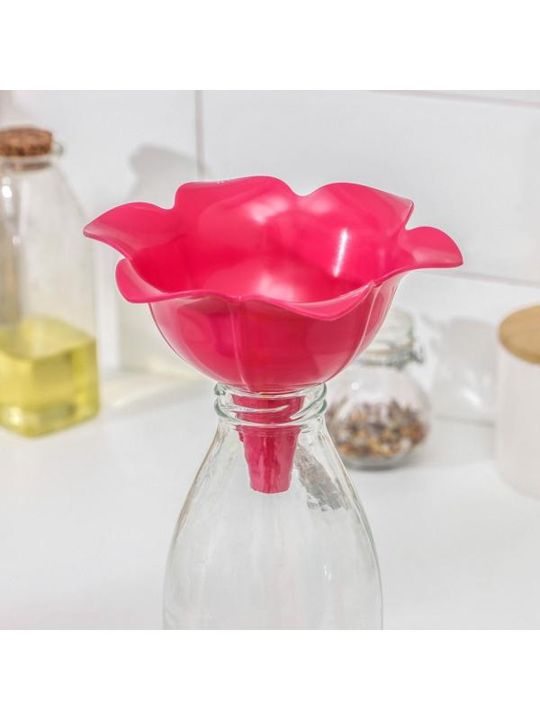 Набор воронок на подставке «Цветы», 3 шт