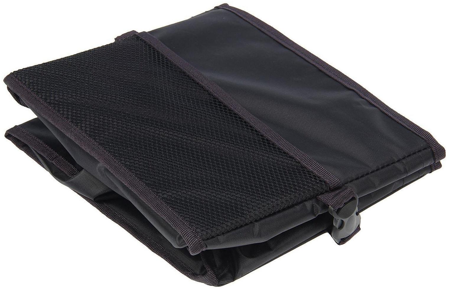 Органайзер складной в багажник, с передвижной перегородкой, 40х30х25 см