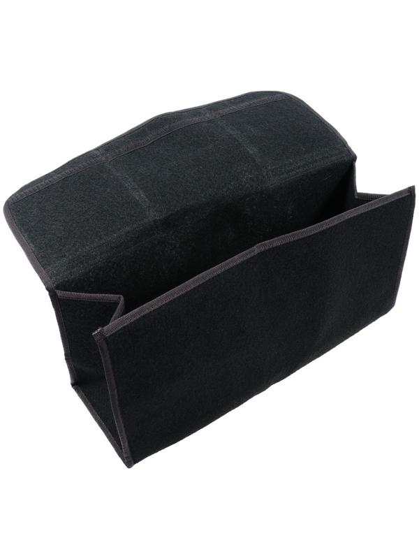 Органайзер в багажник ковролиновый, черный  50х25х15 см