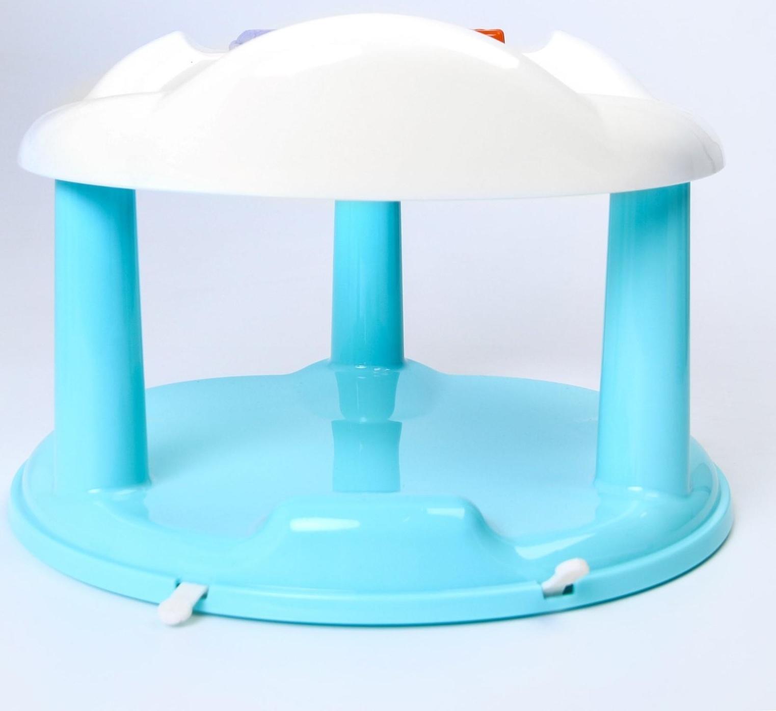 Стульчик для купания на присосках, цвет бирюзовый