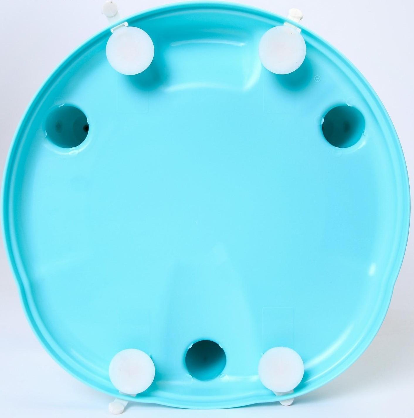 Стульчик для купания на присосках, цвет бирюзовый