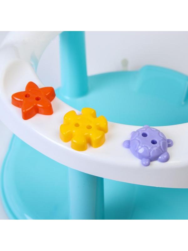 Стульчик для купания на присосках, цвет бирюзовый