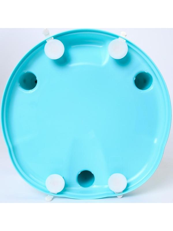 Стульчик для купания на присосках, цвет бирюзовый