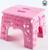 Детский табурет-подставка складной «Алфавит», цвет розовый МИКС