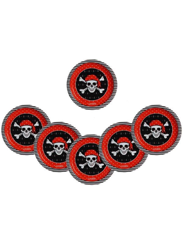 Тарелка бумажная «Пиратская», 18 см