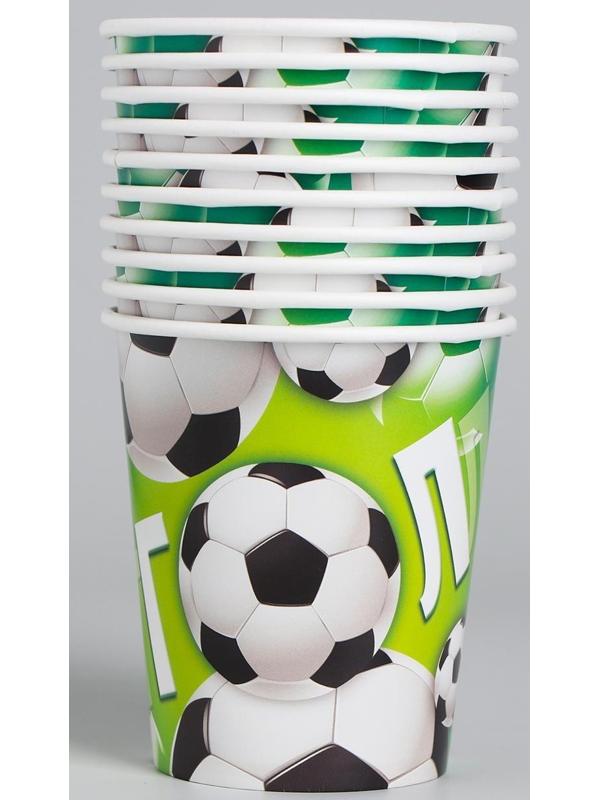 Стакан бумажный «Гол», мячики, 250 мл