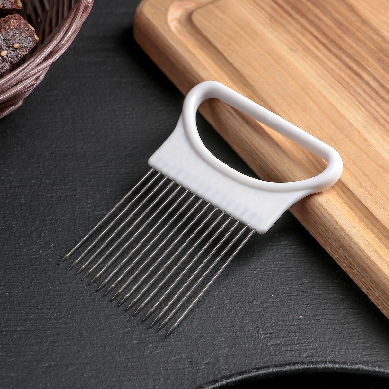 Приспособление для нарезки лука Доляна, 11×8 см, цвет МИКС