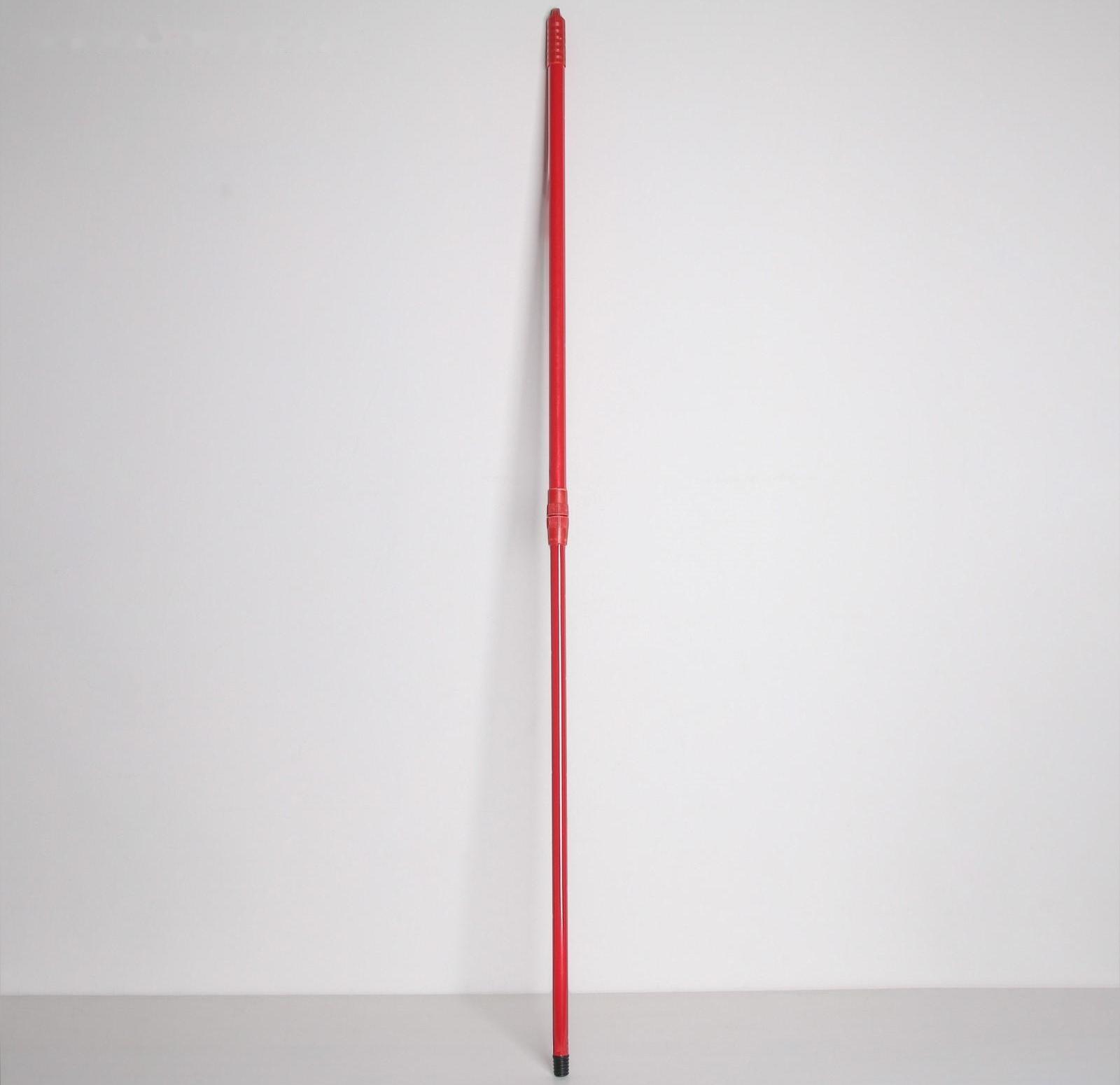 Черенок металлический телескопический, 75,8-138,5 см, цвет МИКС