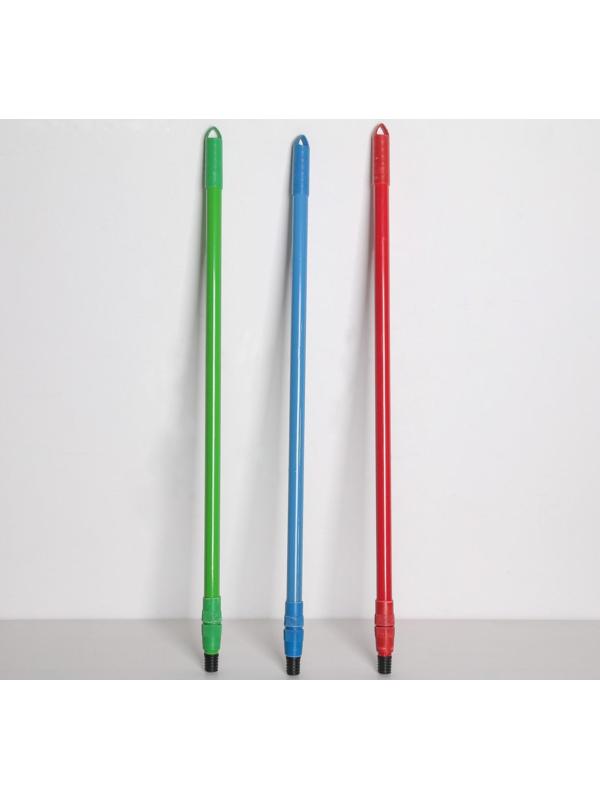 Черенок металлический телескопический, 75,8-138,5 см, цвет МИКС