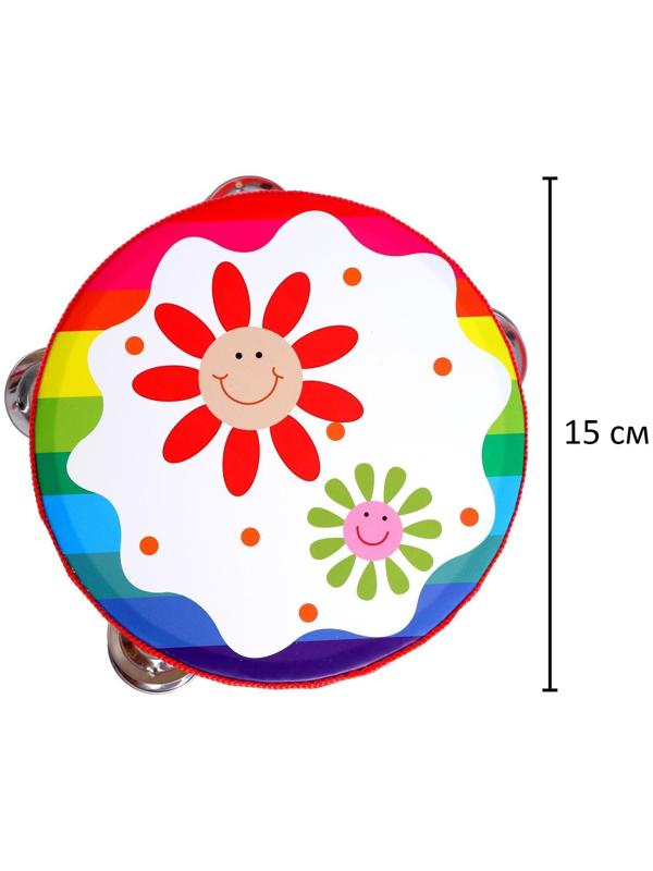 Игрушка музыкальная бубен «Солнечный день»