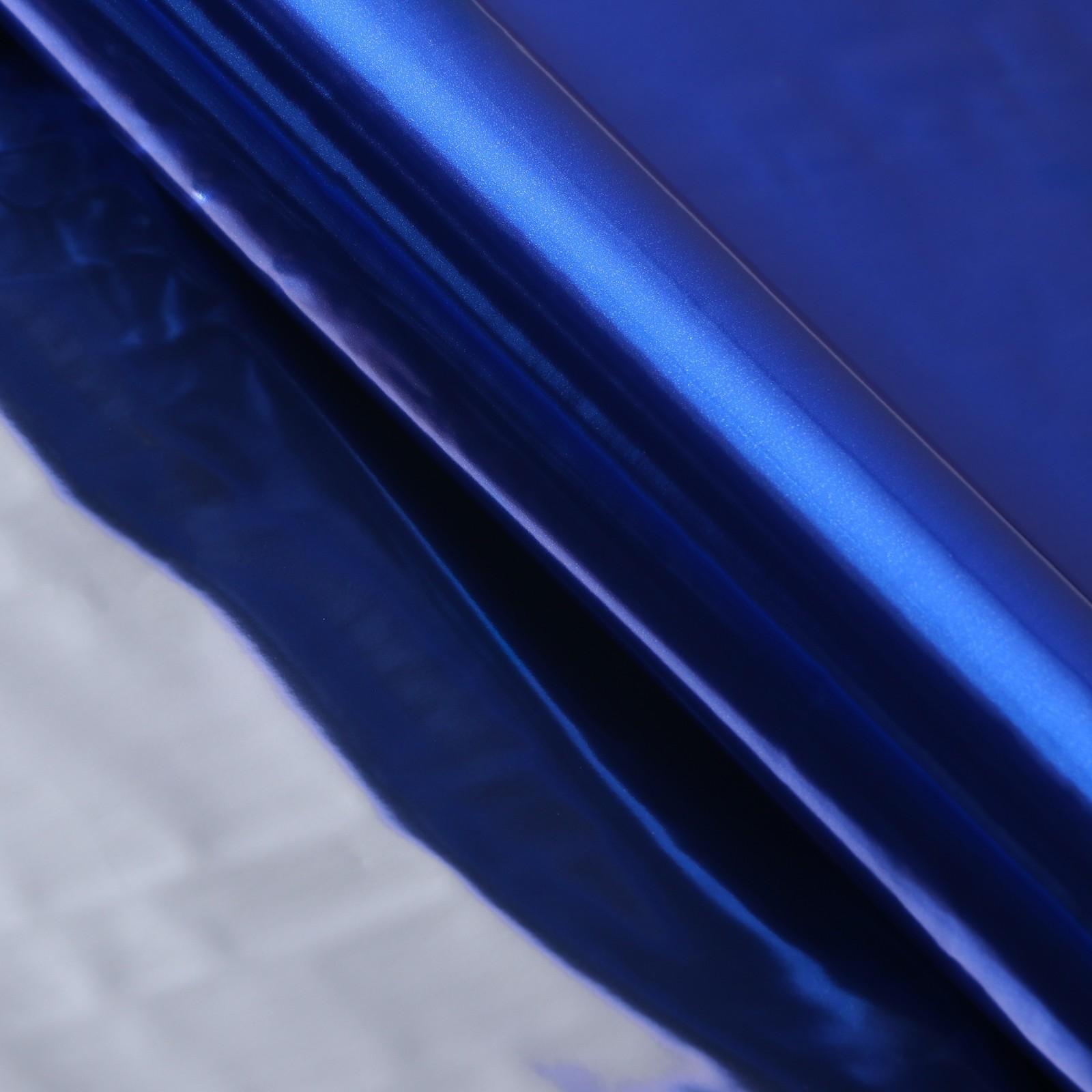 Полисилк односторонний синий + серебро, 1 х 20 м