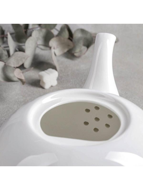 Чайник фарфоровый заварочный Olivia «Классика», 1,75 л, цвет белый