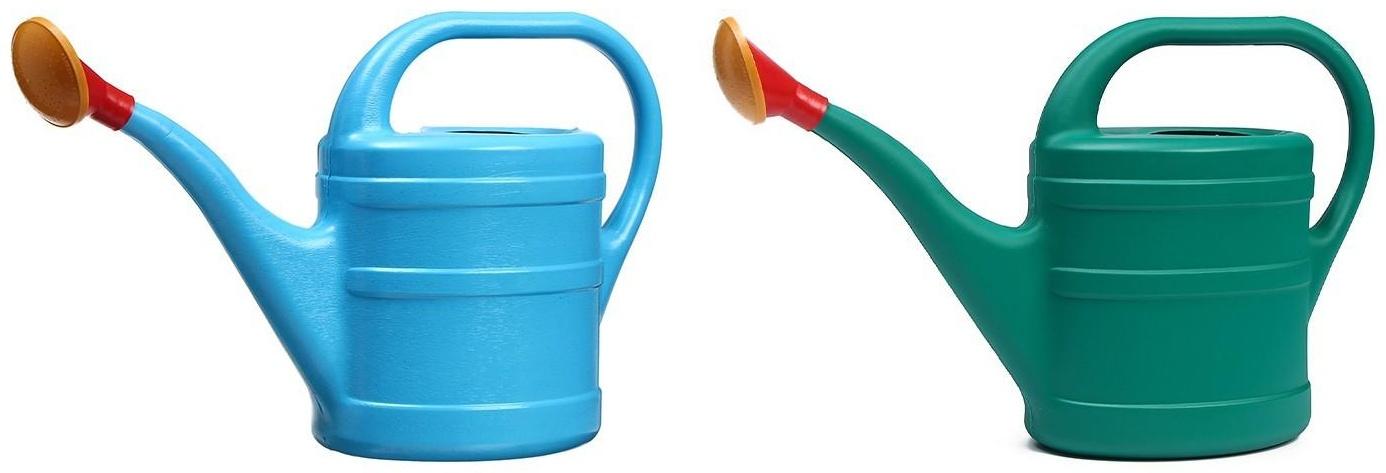 Лейка, 5 л, с рассеивателем, цвет МИКС