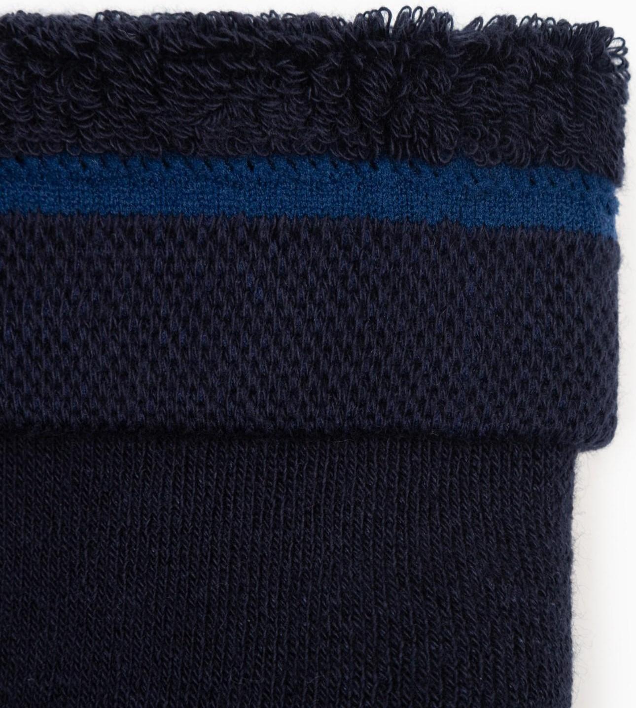 Колготки детские махровые цвет тёмно-синий, рост 116-122