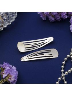 Основа для заколки, невидимка 4,5 см, серебро