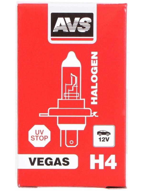 Галогенная лампа AVS Vegas, H4,12 В, 60/55 Вт